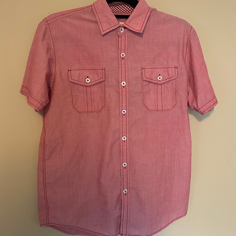 Casual Button Up T-Shirt